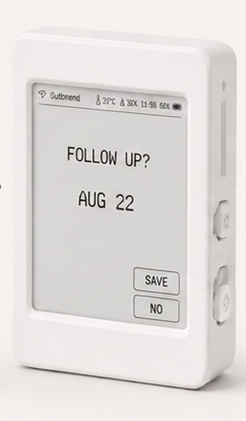 Momentum device step 5: Follow-up captured